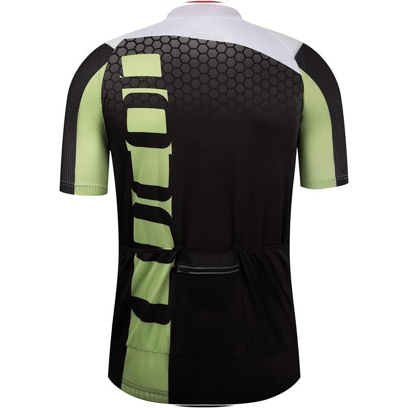 Men's Vintage Cycling Clothes Compression Bicycle Bike Jersey Top Short Sleeve Customized Private Label Cycling Jersey