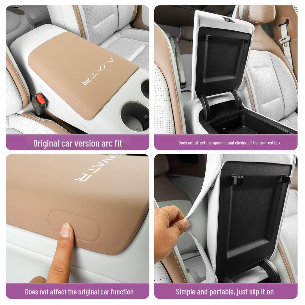 Avatr 07 Armrest Box Silicone Protective Cover - Scratch-proof Interior Decor