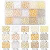 Seed Beads Kit Loose Bead Tube Beads Set with Box for DIY Jewelry Beaded Necklace Bracelet Earring Making Kit