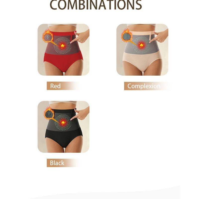 Women Seamless High Waist Honeycomb Abdomen Control Tummy Shaping Butt Lifter Panty