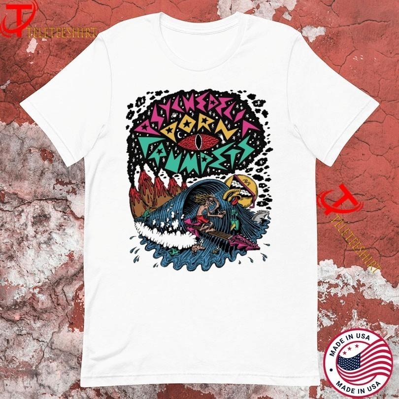 Psychedelische Porn Crumpets Surf T-Shirts Weiß Baumwolle S-5XL BS1013