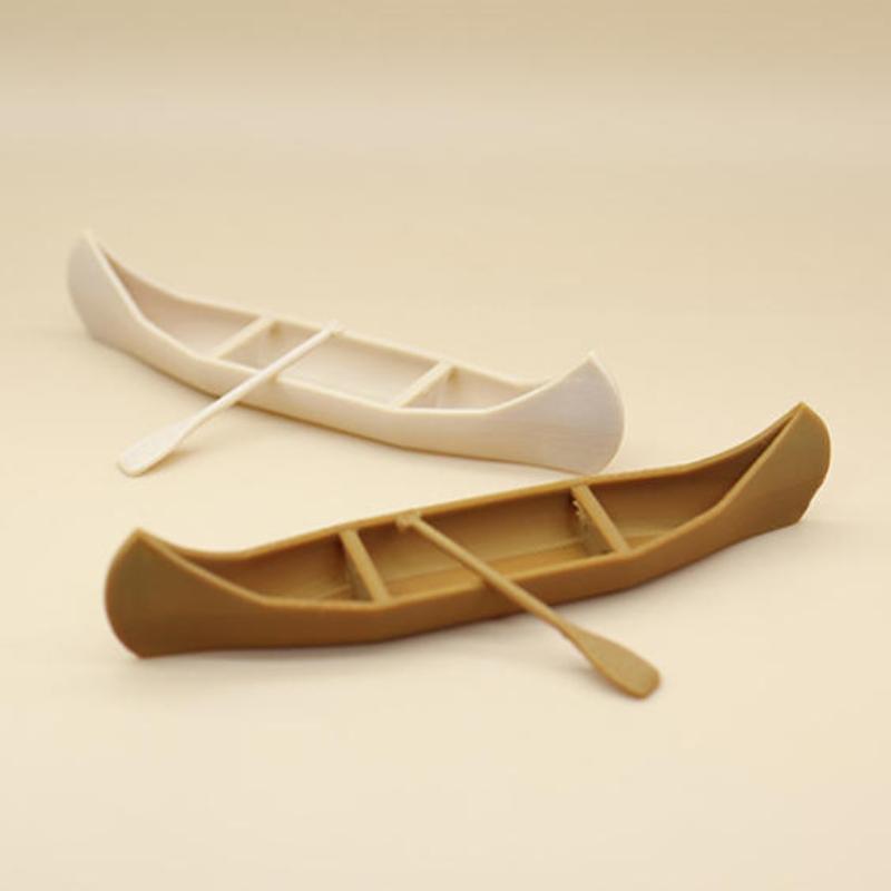 Miniature Sailing Boat 1 Set Canoe Ornament Perfect for Elegant Dollhouse Decor Display