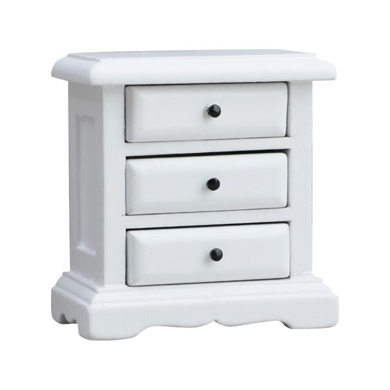 Elegant Dollhouses Miniature Side Cabinet Model Furniture Perfect For Enhancing Dollhouses Project Scene Decoration