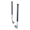 Boat Trailer Guides, 1016 Mm/1219 Mm Height Guide Poles, 2PCS High-Hardness Steel Trailer Guide-Ons, Adjustable Guide Poles with PVC Pipes, for Ski