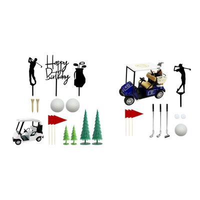 Golf Birthday Cake Toppers, Cake Decorations Ornament Supplies, Cake Inserts