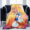 Diddl Liebe und Freundschaft in Pastell Decke Geeignet für Sofas, Betten, Büros und Camping - Perfektes Geschenk für Halloween Weihnachten