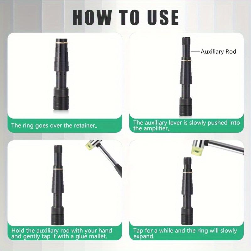 High Carbon Steel Ring Stretcher - Adjustable Wedding Band Extender for Alloy, Golden, Copper, Silvery Jewelry