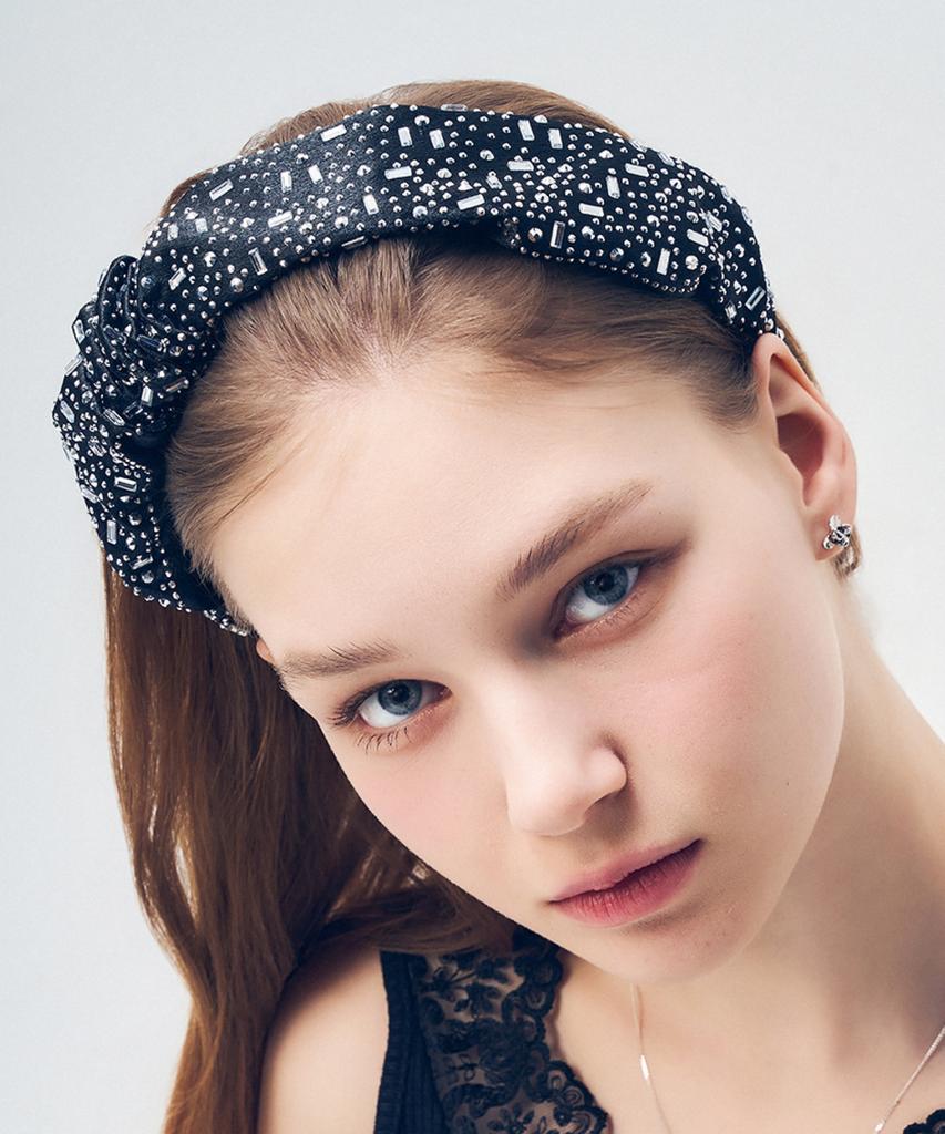 Dana Burton Atelier Crystal Shirring Hairband