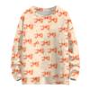 Women's Casual Long Sleeve Bow Woolen Sweatshirt Fall  Vacation Long Sleeve Pullover