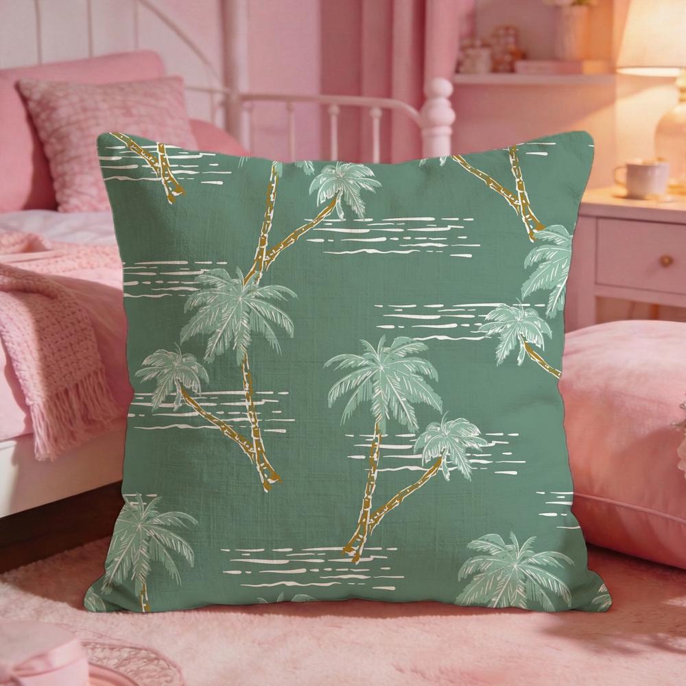 PlantPalm treeS Cushion Cover Premium Comfort Reversible Pillow Cove Two in One Design for Any Room Car Interior