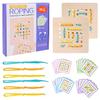 Montessori Wooden Threading Activity PuzzlesEarly Educational Fine Motor Skill Travel ToyBirthday Gifts for Boys and Girls