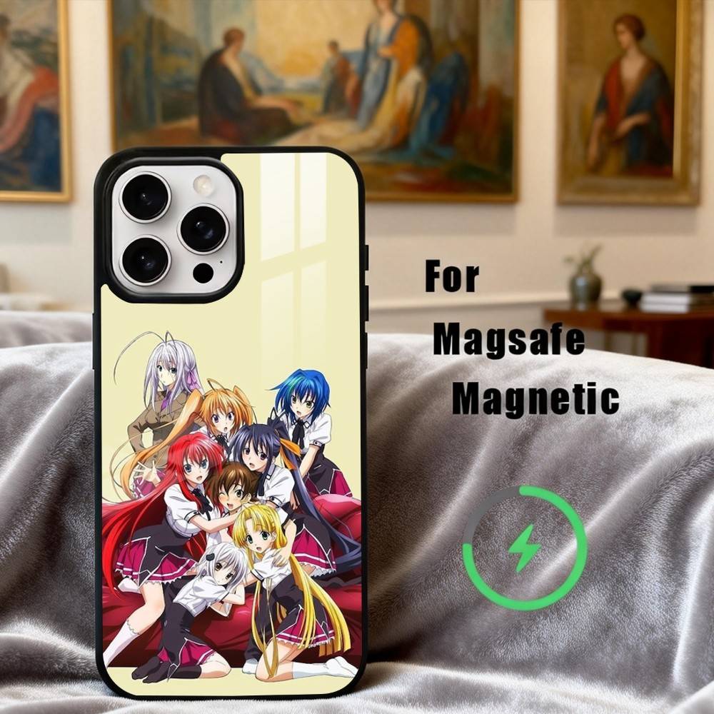Anime E-Ecchi H-High S-School DxD Phone Case For iPhone 17,16,15,14,13,12,Plus,Pro,Max for Magsafe Magnetic Wireless Charging