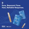 D'Addario WoodWinds Daddario Reed for Bb Clarinet ROYAL RCB1025 [Hardness: 2.5] Pack of 10 [Domes...