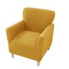Scratch-Resistant Elastic High Back Sofa Slipcover with Single Armrest for Leisure Chairs