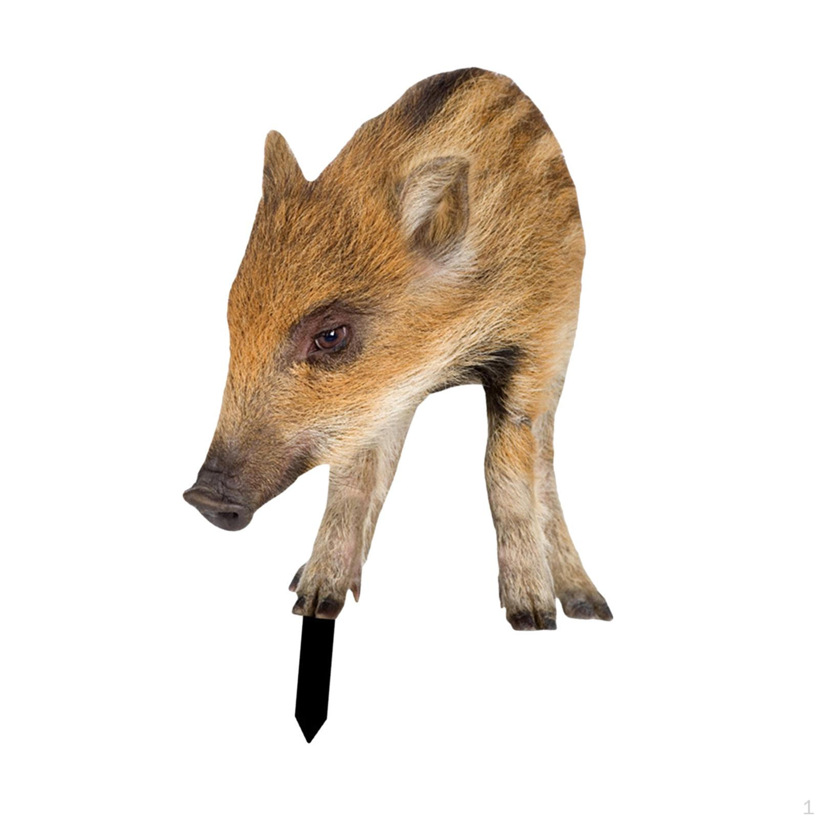 

Акриловая кола, реалистичная скульптура, свинья, реалистичный декор, прочное украшение для пола, статуя животного, колья