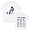 Tate Mcrae The Think Later World Tour 2024 T Shirt Men Women's Fashion Vintage T-shirts Harajuku Short Sleeve Oversized 80302