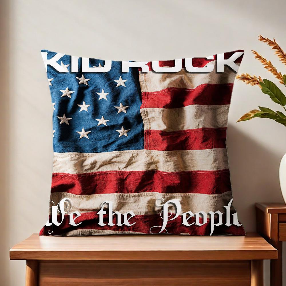 Kid Rock Singer cushion cover For Pillow Printing Sofa Decoration Home Car Room Coffee Shop Office Nordic Simplicity