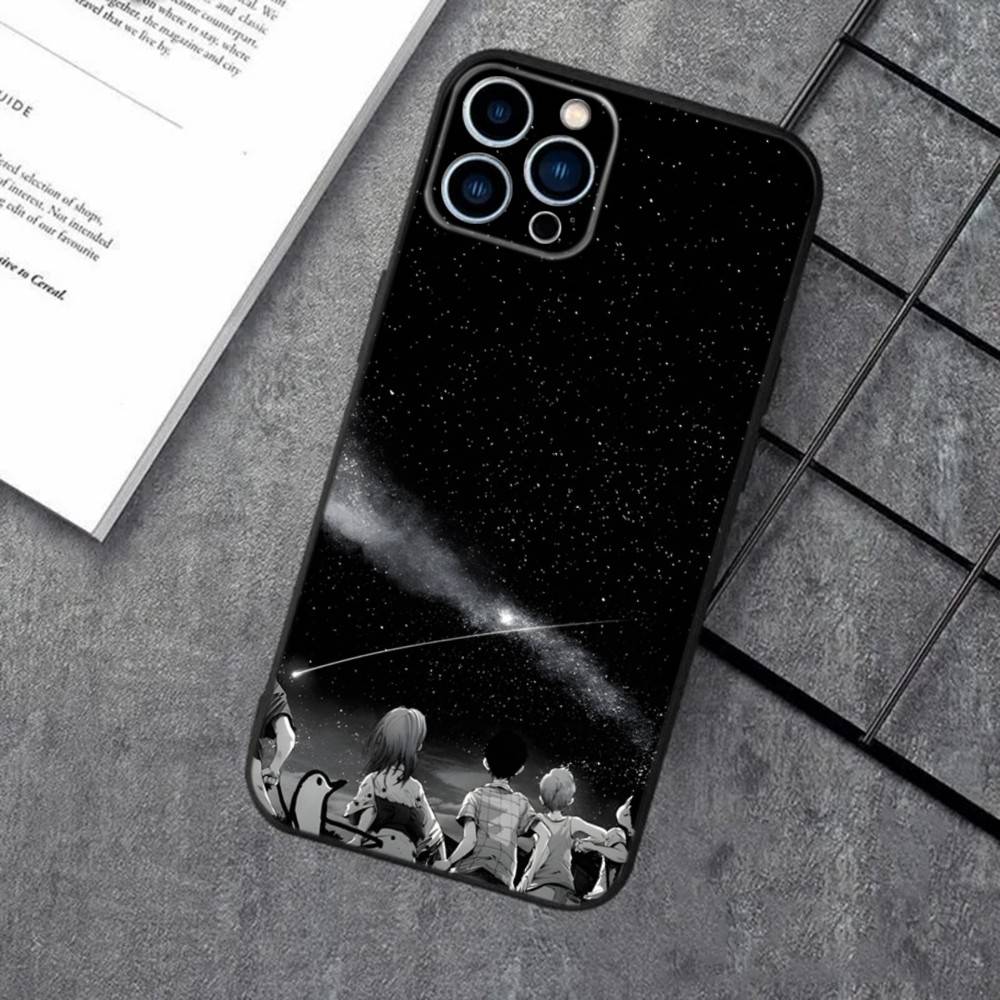 G-Goodnight P-Punpun Phone Case For iPhone 17,16,15,14,13,12,11,XS,XR,X,8,7,Pro,Max,Plus,Mini,Air,e Silicone Black Cover