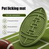 Pet Lick Mat, Suction Cup Slow Feeder Mat, Prevents Choking, Rugby Ball Shaped Silicone Licking Mat for Indoor Cats And Dogs