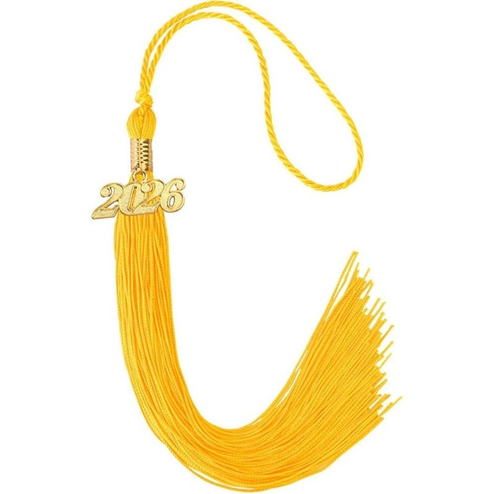 Knit Fiber 2026 Pendant Golden Pendant Graduation Cap Decoration  Party Accessories