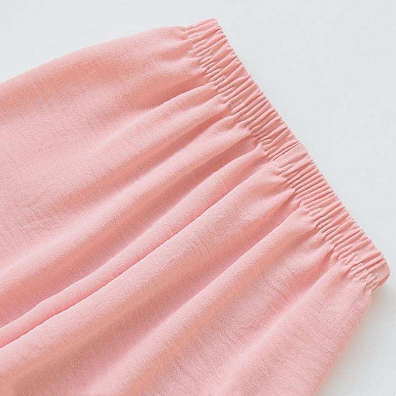 Dětské cool kalhoty pro chlapce dívky léto korejský ležérní sportovní dětské volné kalhoty jednobarevné měkké teenagerské rovné kalhoty 1-7 let