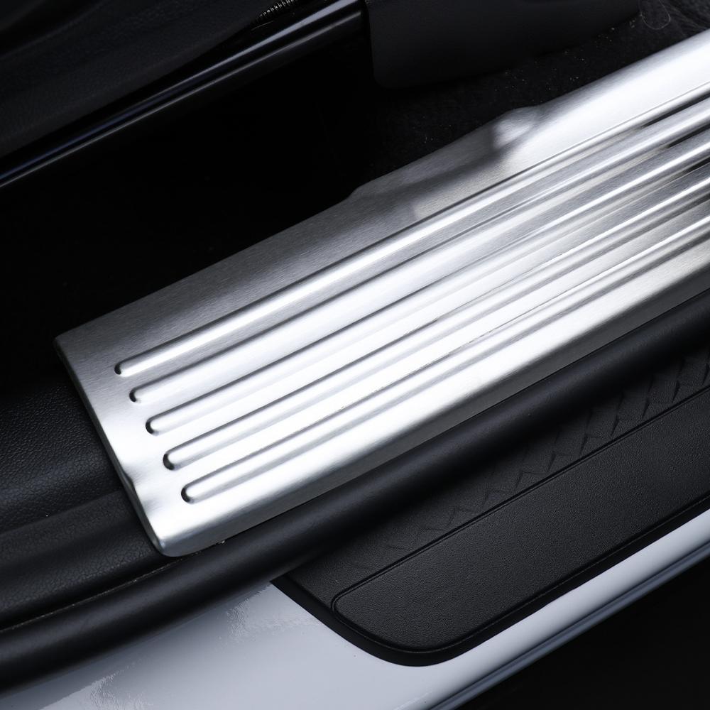 For Kia Sorento MQ4 2026 Accessories Car Stainless Door Sill Strip Trunk Inner Guard Tailgate Threshold Strip Protection Cover
