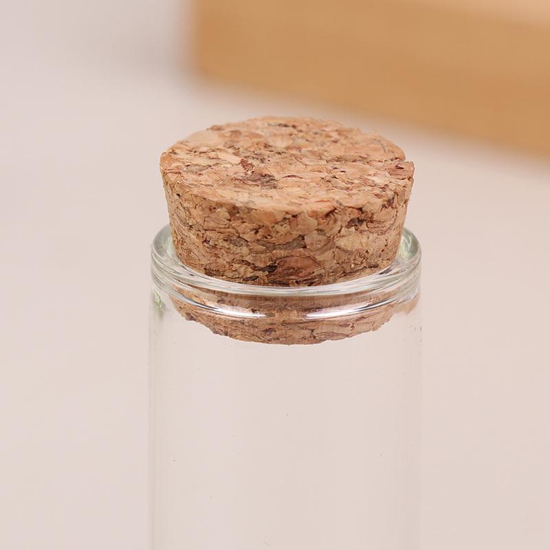 10 Stück Reagenzgläser aus Glas mit Korken, Nachrichtenflaschen, Gläser, Fläschchen, Geschenk, Kunst, Basteln, 5 ml, 8 ml, 10 ml, 12 ml, 15 ml, 20 ml, 25 ml, 30 ml
