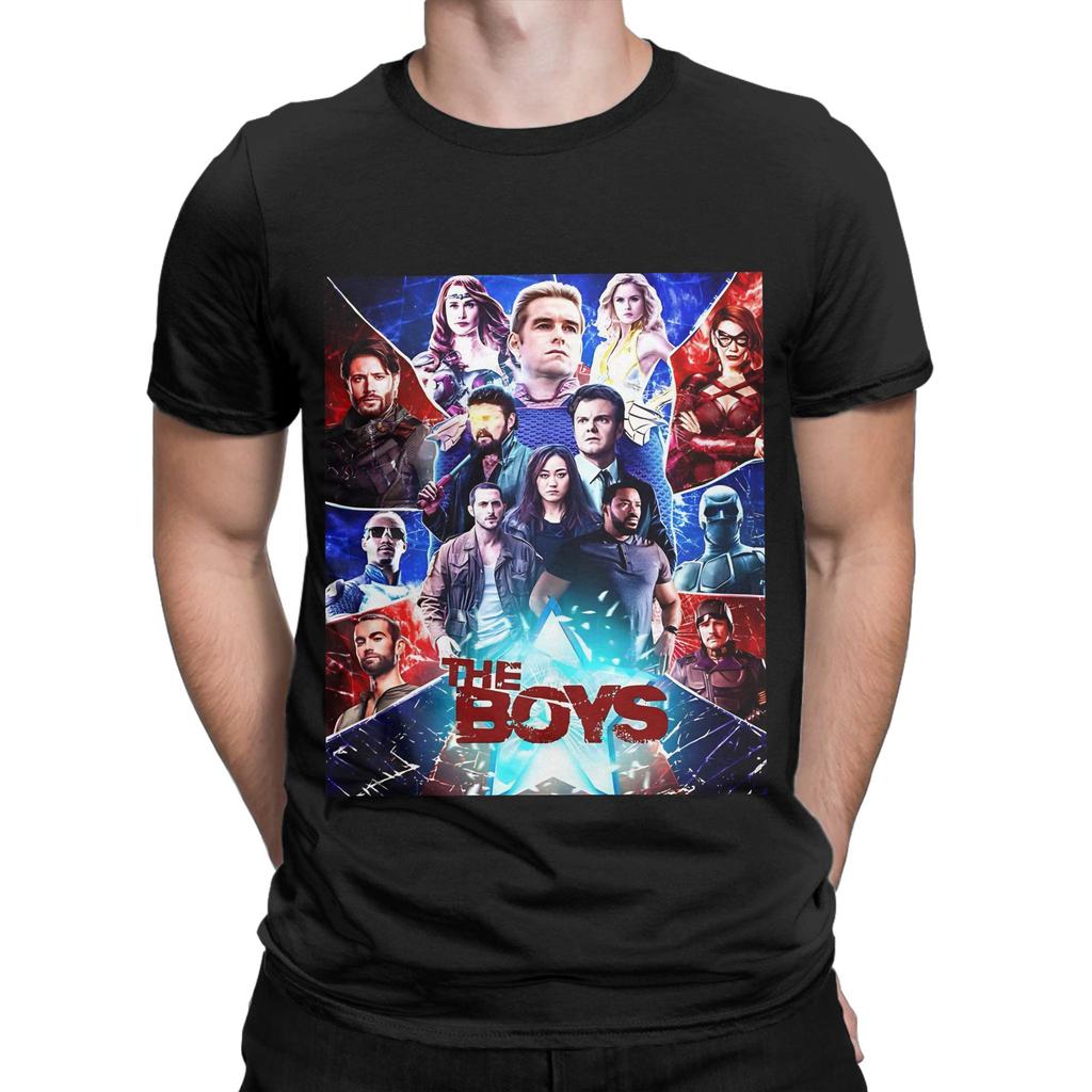 The bBoys blue painting Funny 100% Cotton T-Shirt The bBoys season 5 Tees Tops For Men