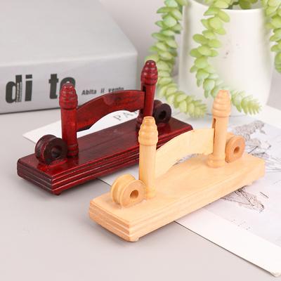 Chinese Style Hand Wood/Silk/Paper/Lace Folding Fan Stand Display Base Holder