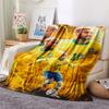 1PC Neymar Jr Patterned Flannel Blanket Suitable For All Seasons for Home Decor Warmth and Comfort Gifts Holiday Present
