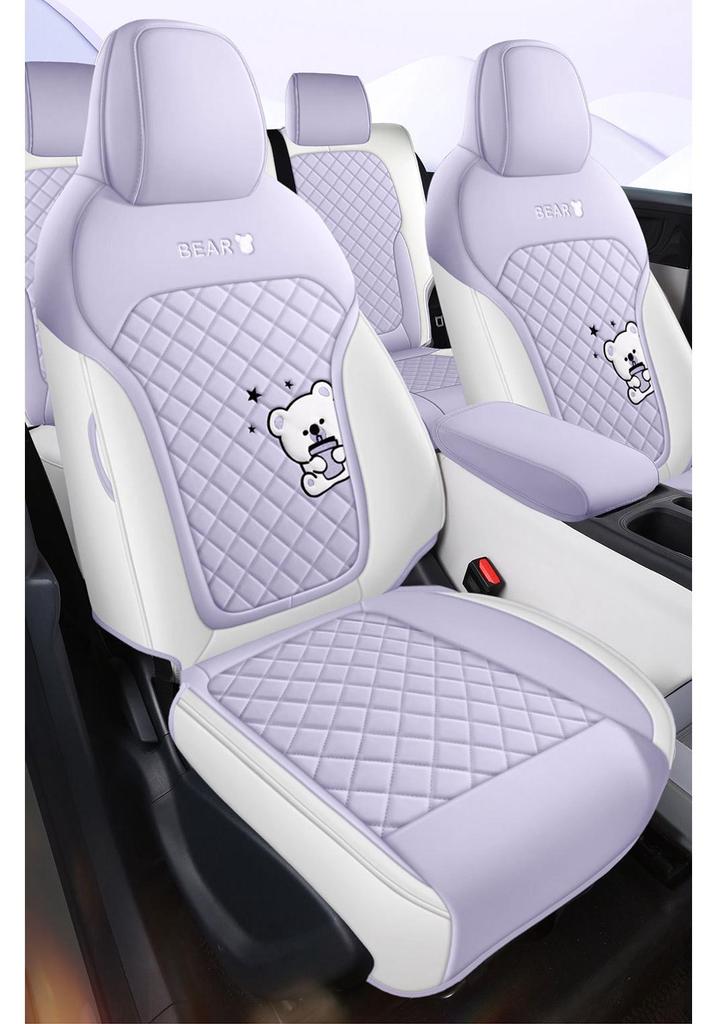 2026 Geely Galaxy Xingyuan Freedom Edition Car Seat Cover - 410 km Range, All-Season, Full Coverage, Cartoon Design.