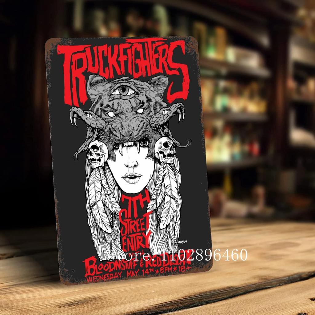 Mastodon Zpěvák Kovové Plakety a Znamení nástěnná dekorace Vintage Plechové Znamení Kapitán Kovový Plakát Dekor pro Bar Hospodu Klub Nástěnná Dekorace