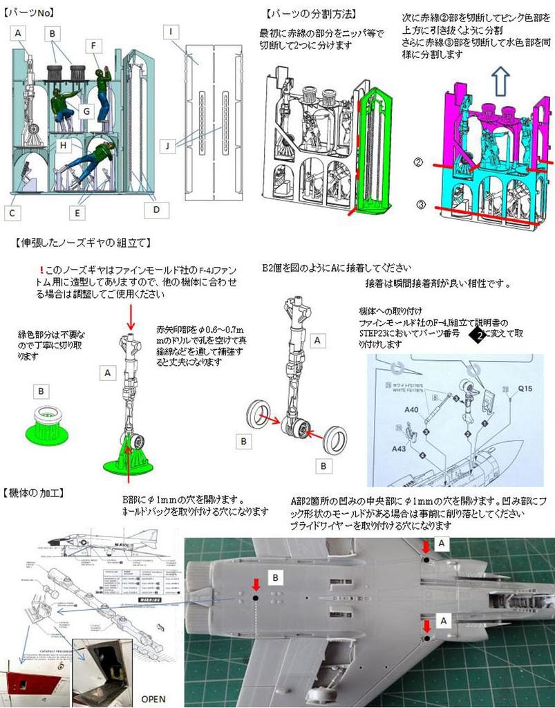 1/72 F-4 Phantom II Catapult Launch Set