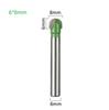 6mm Shank Ball Round Nose Cove Box Wood Router Bits Cove CNC Milling Bit Tool