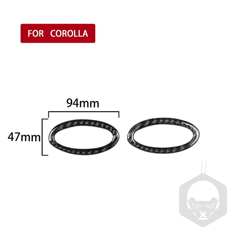 Carbon Fiber Car Accessories Turn Signal Decorative Modified Exterior Trim Cover Sticker For Toyota Corolla 2007 2008 2009-2013