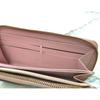 Used Louis Vuitton Authentic Vernis / Enamel Long Wallet Monogram Rose Pink