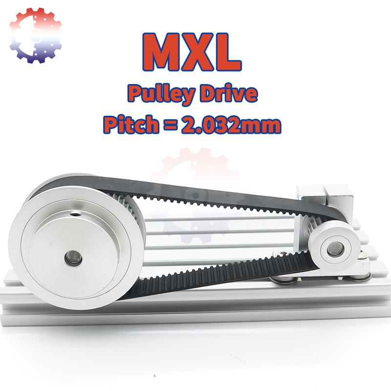 MXL Timing Belt B134MXL To B192MXL MXL Synchronous Belt Width 4.8mm MXL 6mm 10mm Rubber Timing Belts MXL Closed Loop Drive Belt