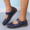 Summer Handmade Retro Soft Sole Mom Shoes Leather Casual Women's Footwear