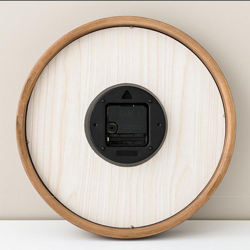 Silent Wall Clock Wooden Hanging Clocks Living Room Modern Luxury Quartz Watch Bedroom Creative Mechanical Watches Decorations