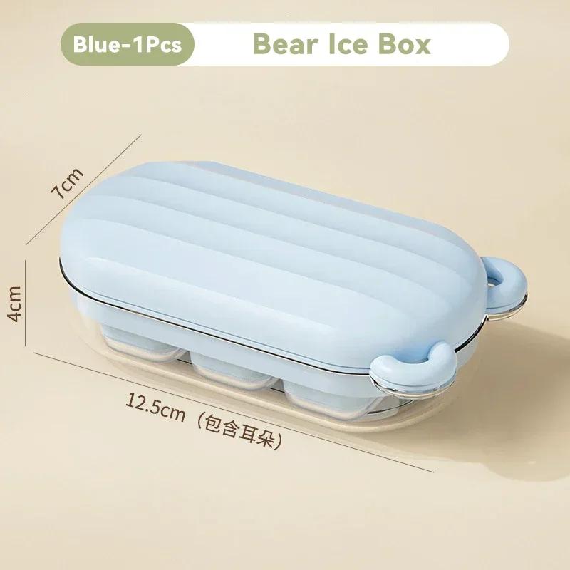 2024 New Ice Tray Mold Giant Jumbo Large Food Grade Silicone Ice Cube Square Tray Mold DIY Ice Maker Cube Tray Cocktail