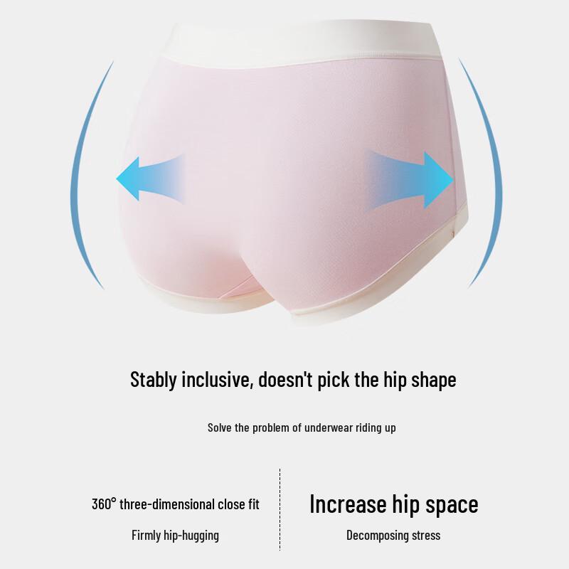 Women's Modal Antibacterial High-Waist Briefs 3-Pack