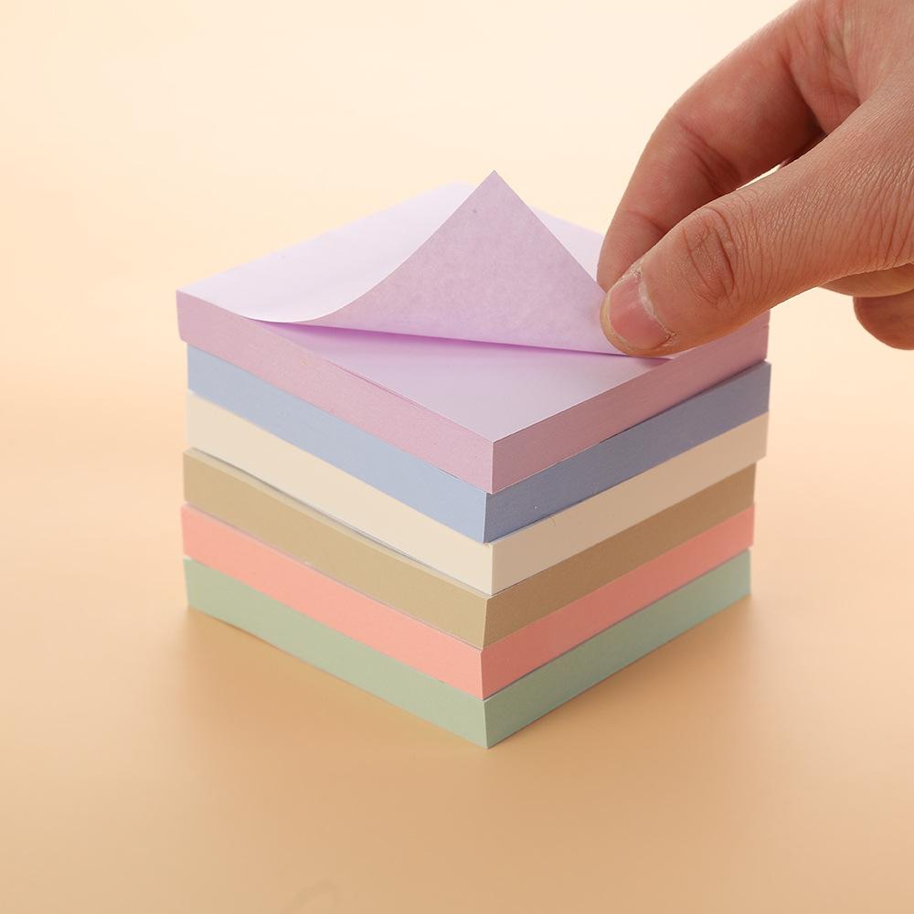 100Sheets Sticky Notes Pads Posits Stationery Paper Stickers Posted It Memo Notepad Notebook School Office Message Color Sticker