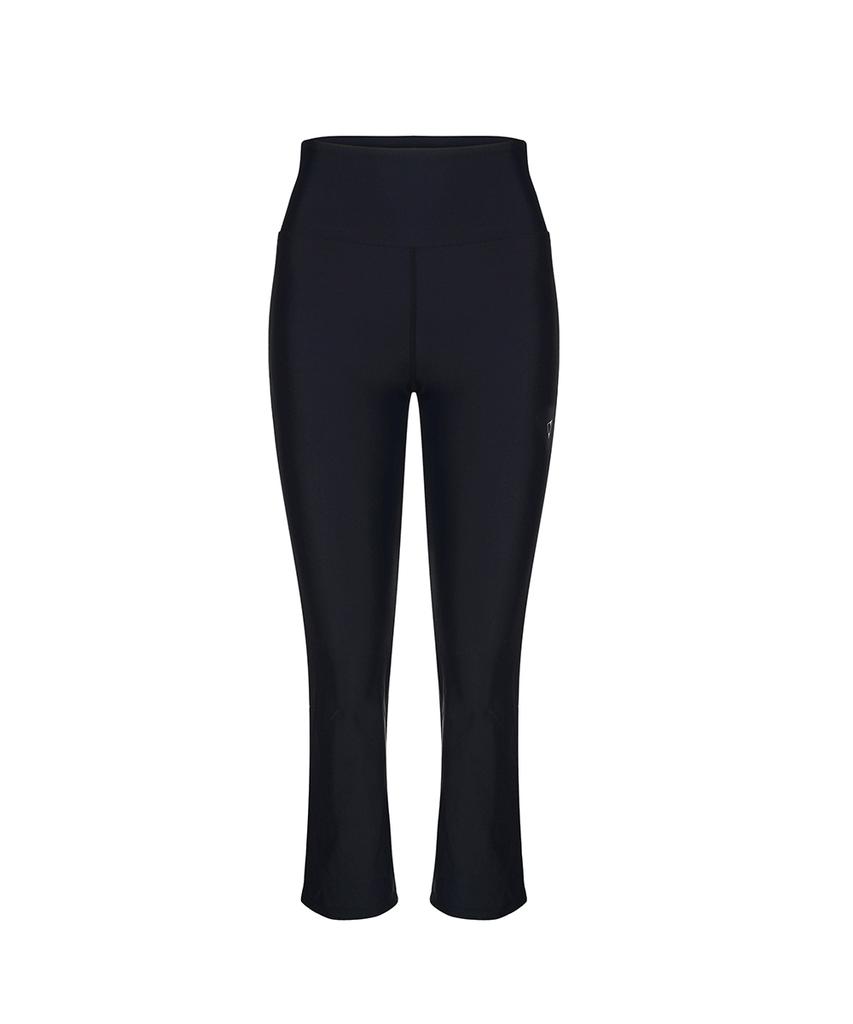 Jeteseu Women'S High-Rise Flare Knee-Length Water Leggings