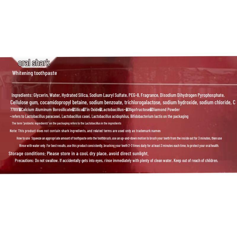 CanBan Oralshark Whitening Probiotic Toothpaste