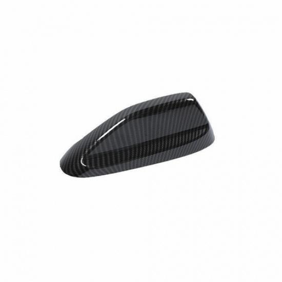 For Dodge Ram 1500 2019-2024 Carbon Fiber Shark Fin Antenna Aerial Cover Trim