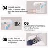 Mini AC100-240V LED Electric Sewing Machine Dual Speed Switch Automatic Thread Wind Sewing Tools