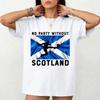 Scotland Football Sport TShirt No Party Without Unisex Scottish Flag Tee Gift