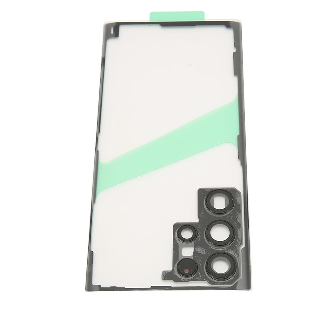 Back Glass Cover Replacement for Galaxy S22 Ultra with Pre Installed Camera Lens Tape Repair Tools