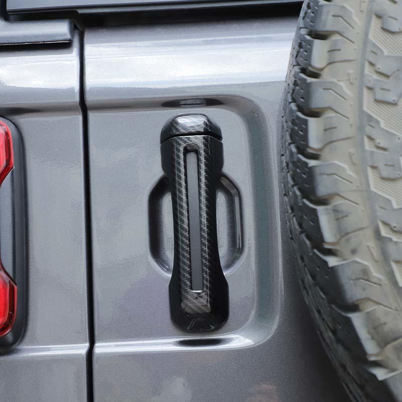 ABS Car Engine Hood Spare Tire Mount Hinge Handle Shell Sticker Decoration Cover For Jeep Wrangler JL 2018 Up 4-Door Version Exterior Accessories