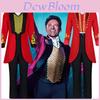 The King Of Circus Barnum Cosplay Costume For Men Red And Black Polyester Blended Fabric